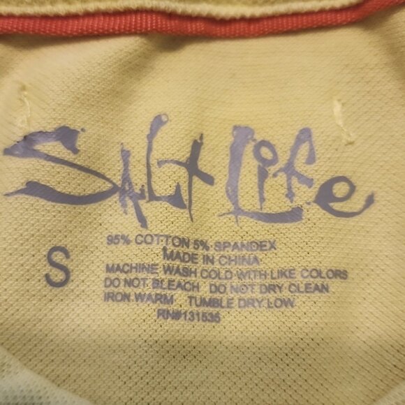 Salt Life polo shirt size small - Picture 4 of 4